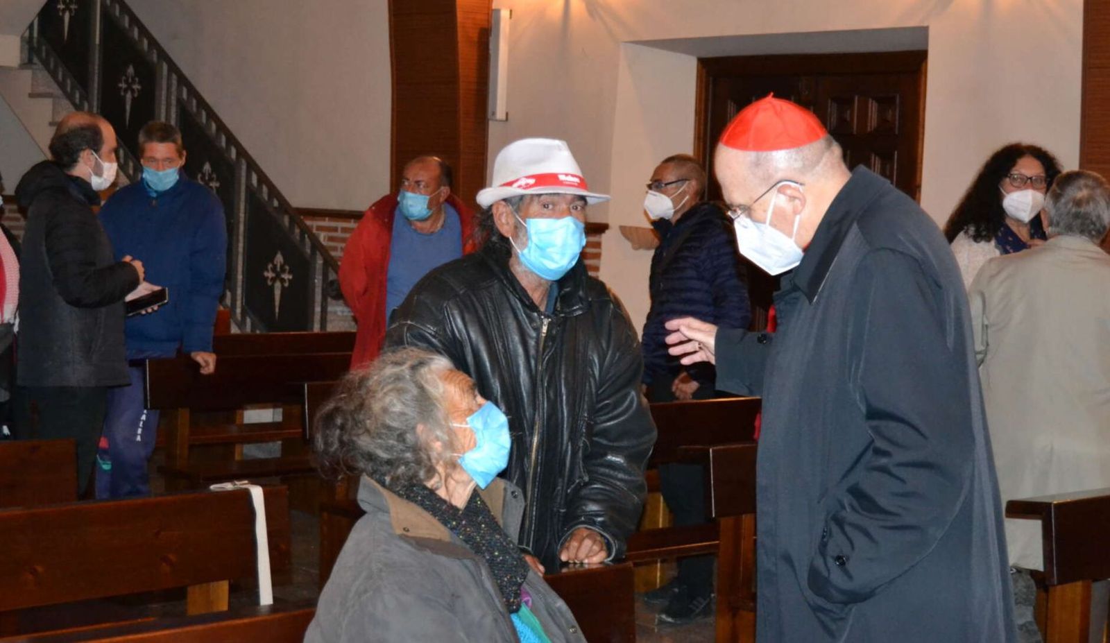 Osoro en la inauguración del "Hogar Santa Rita", de los Agustinos