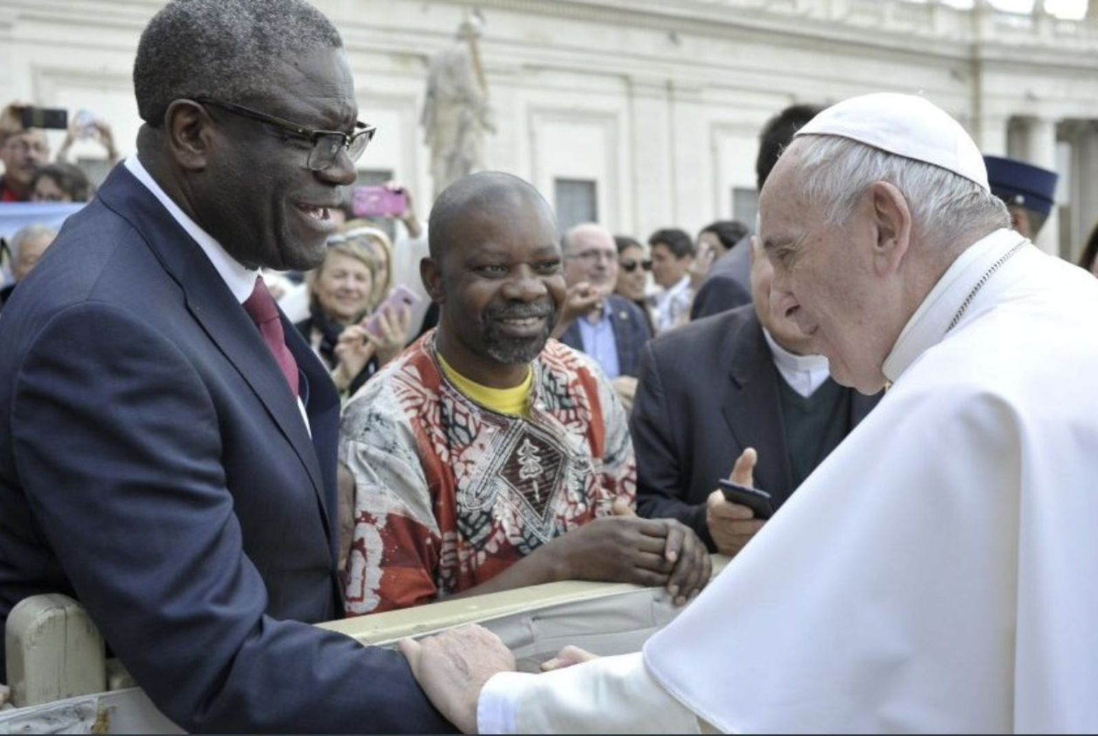 Mukwege, con el Papa
