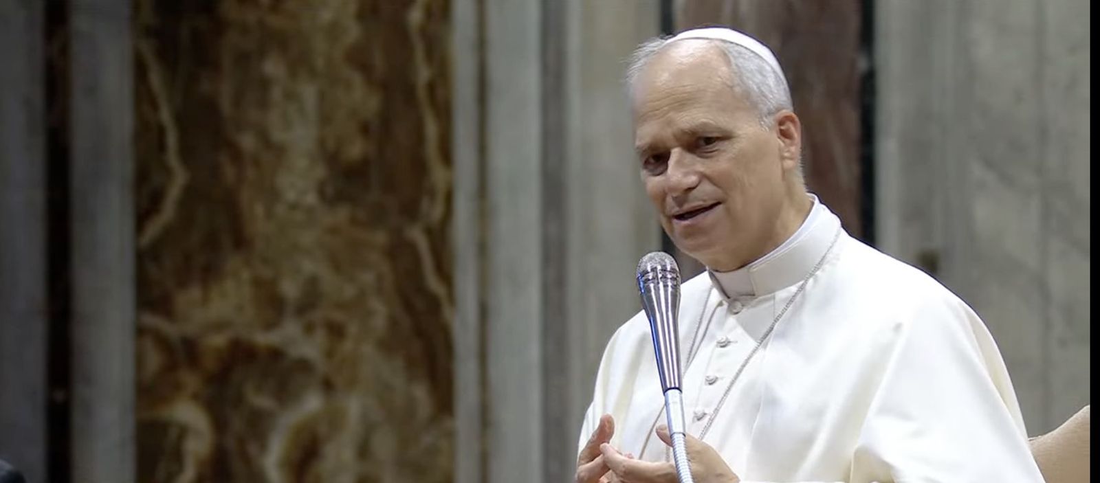 León XIV, en San Pedro