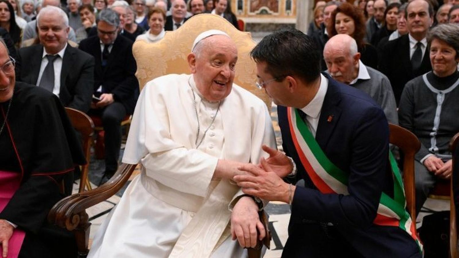 Audiencia del Papa a una Delegación de la diócesis de Belluno-Feltre