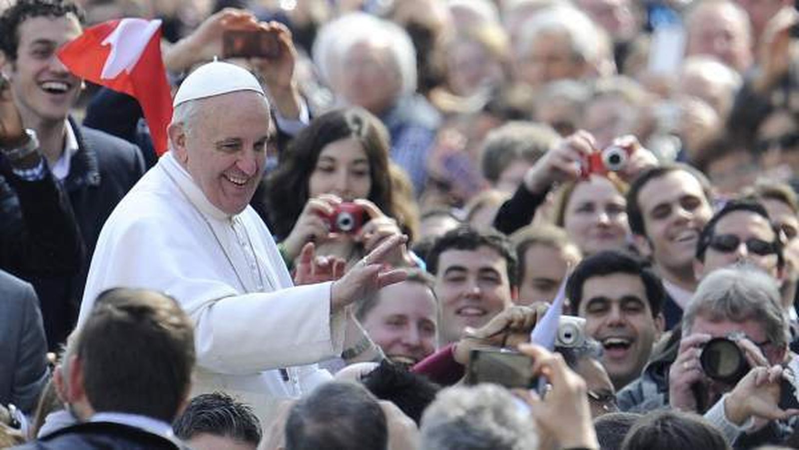 Francisco en una audiencia