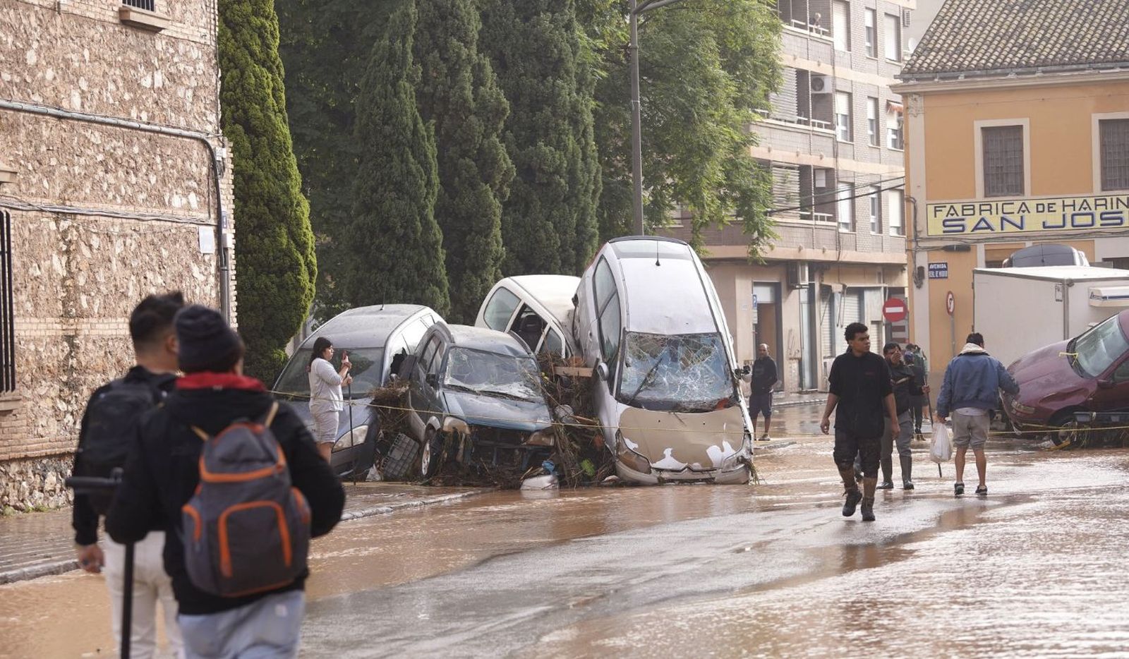 Devastación en Valencia