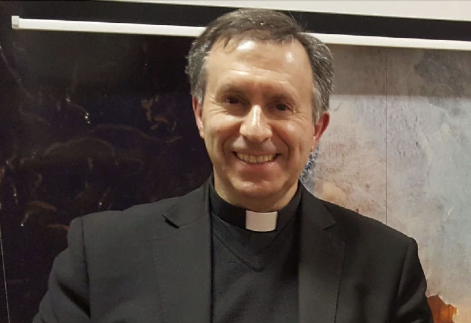 Elisardo Temperán , el sacerdote agredido en la catedral compostelana