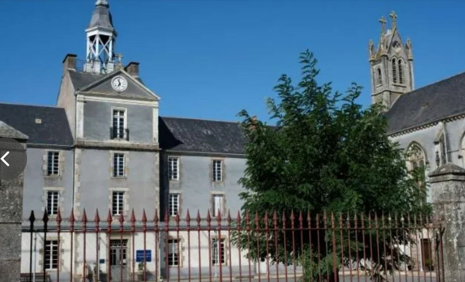 Antiguo seminario de Chavagnes en Paillers, en Francia, donde cientos de niños fueron víctimas de abusos