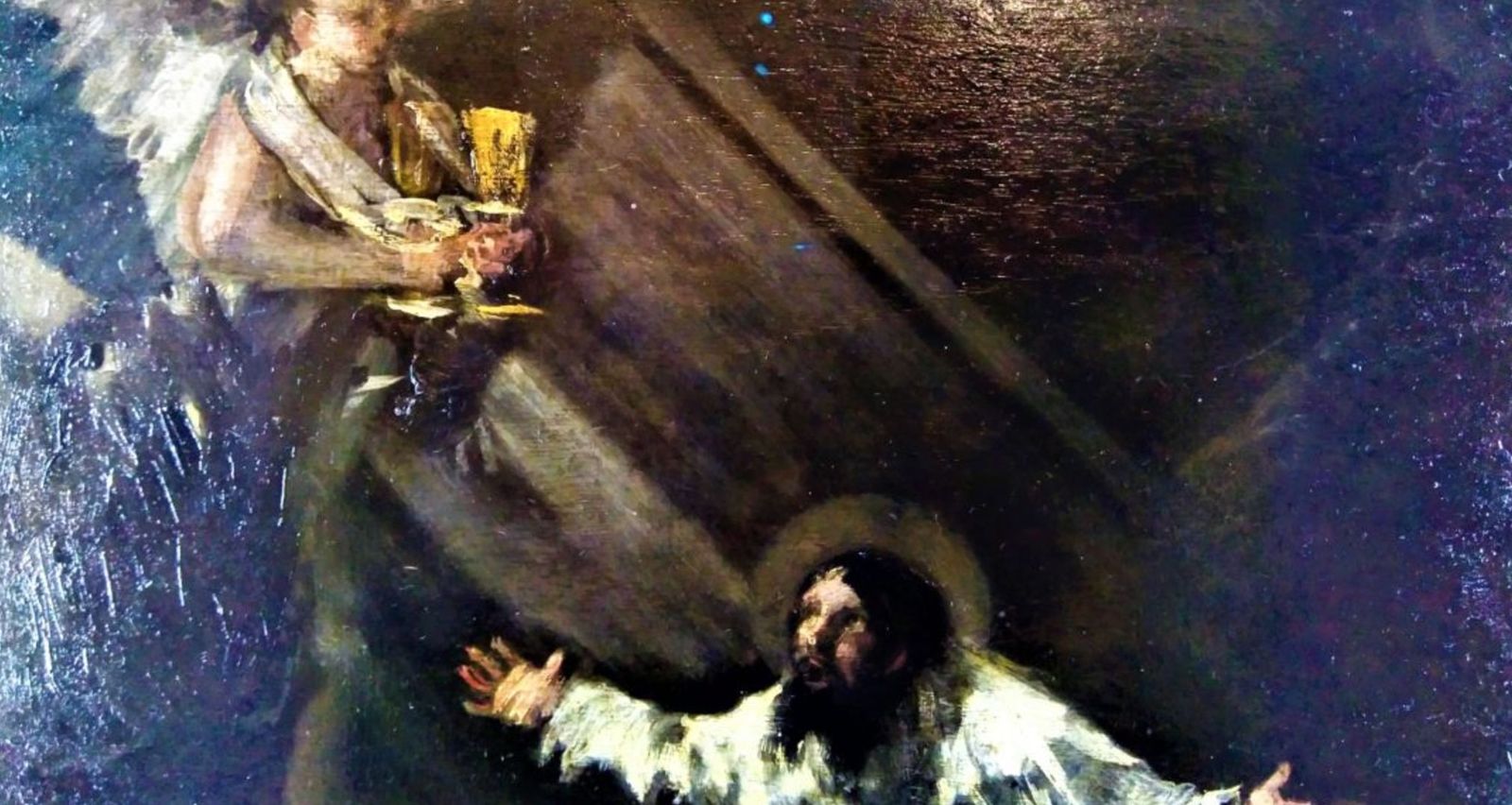 Oración en el huerto. Versión de la obra de Goya