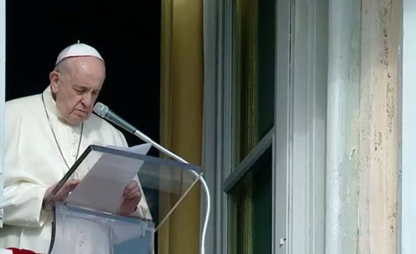 Francisco, en el Ángelus de hoy