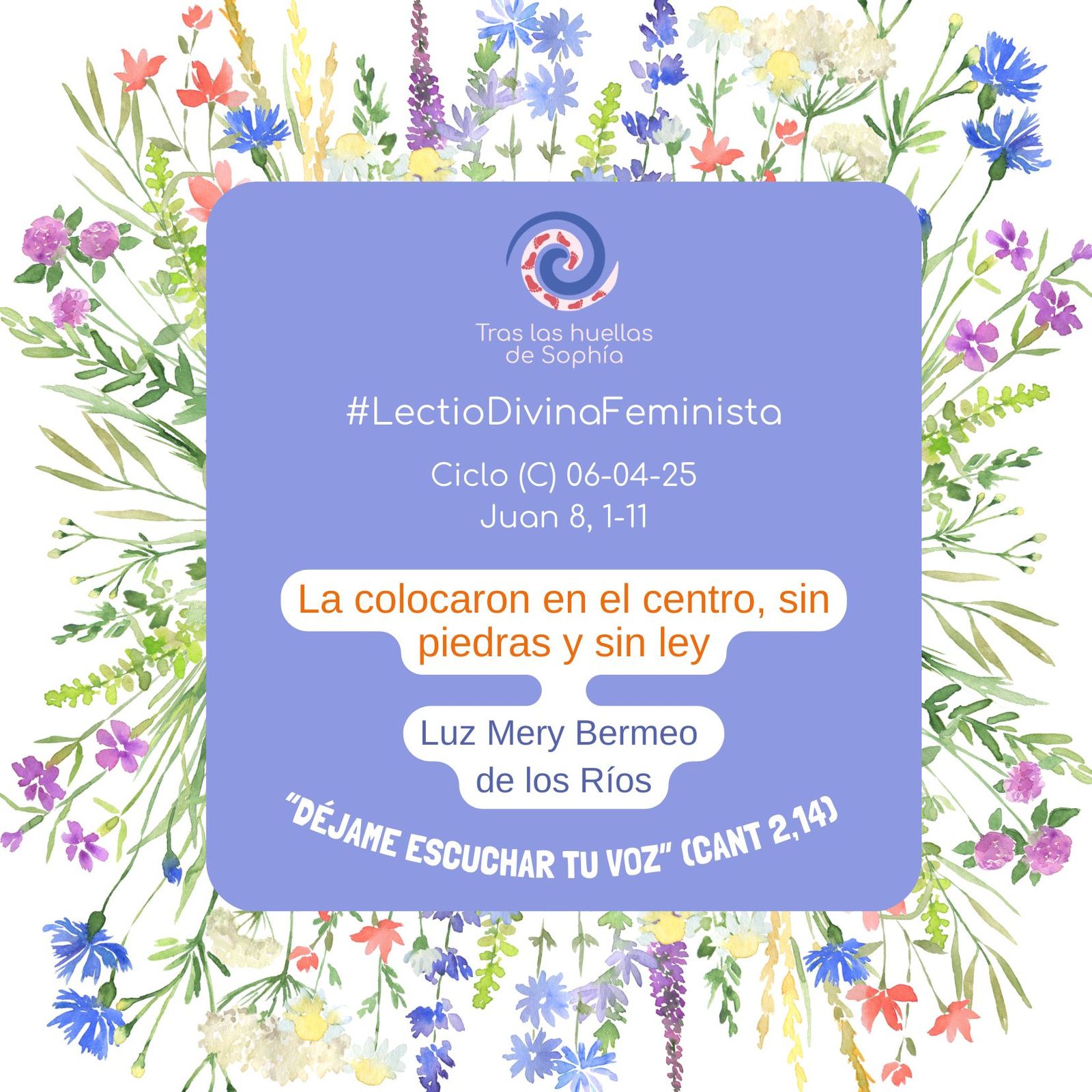 La colocaron en el centro, sin piedras y sin ley