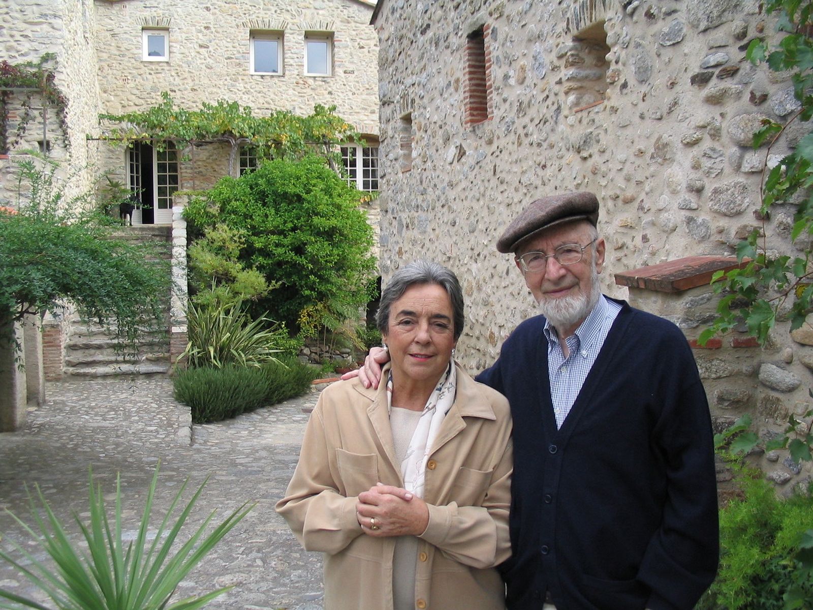 En Ceret, junto a Rosario Bofill.