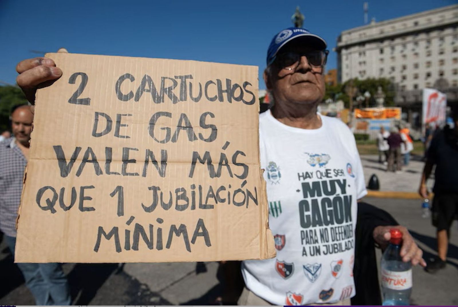 Protesta de jubilados en Buenos Aires