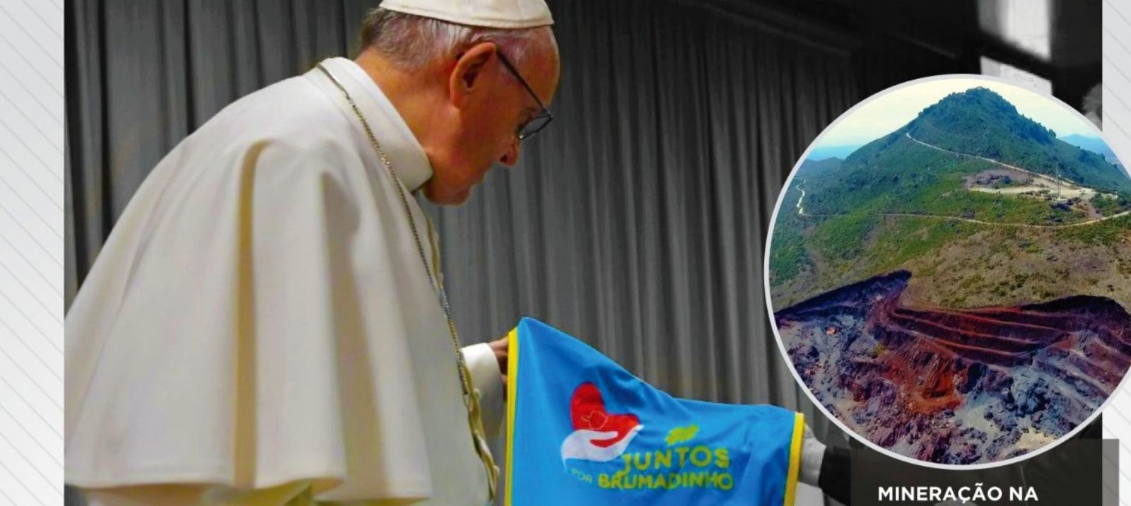 El Papa y un recuerdo de Brumadinho
