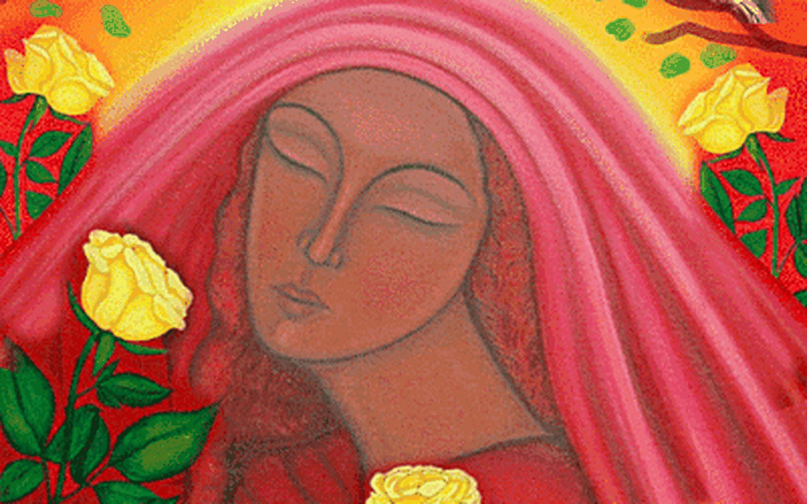 "María, ruega por nosotros"