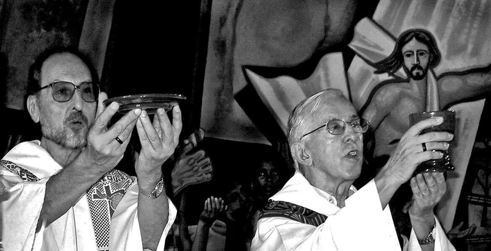 Pedro Casaldáliga y Mino Cerezo