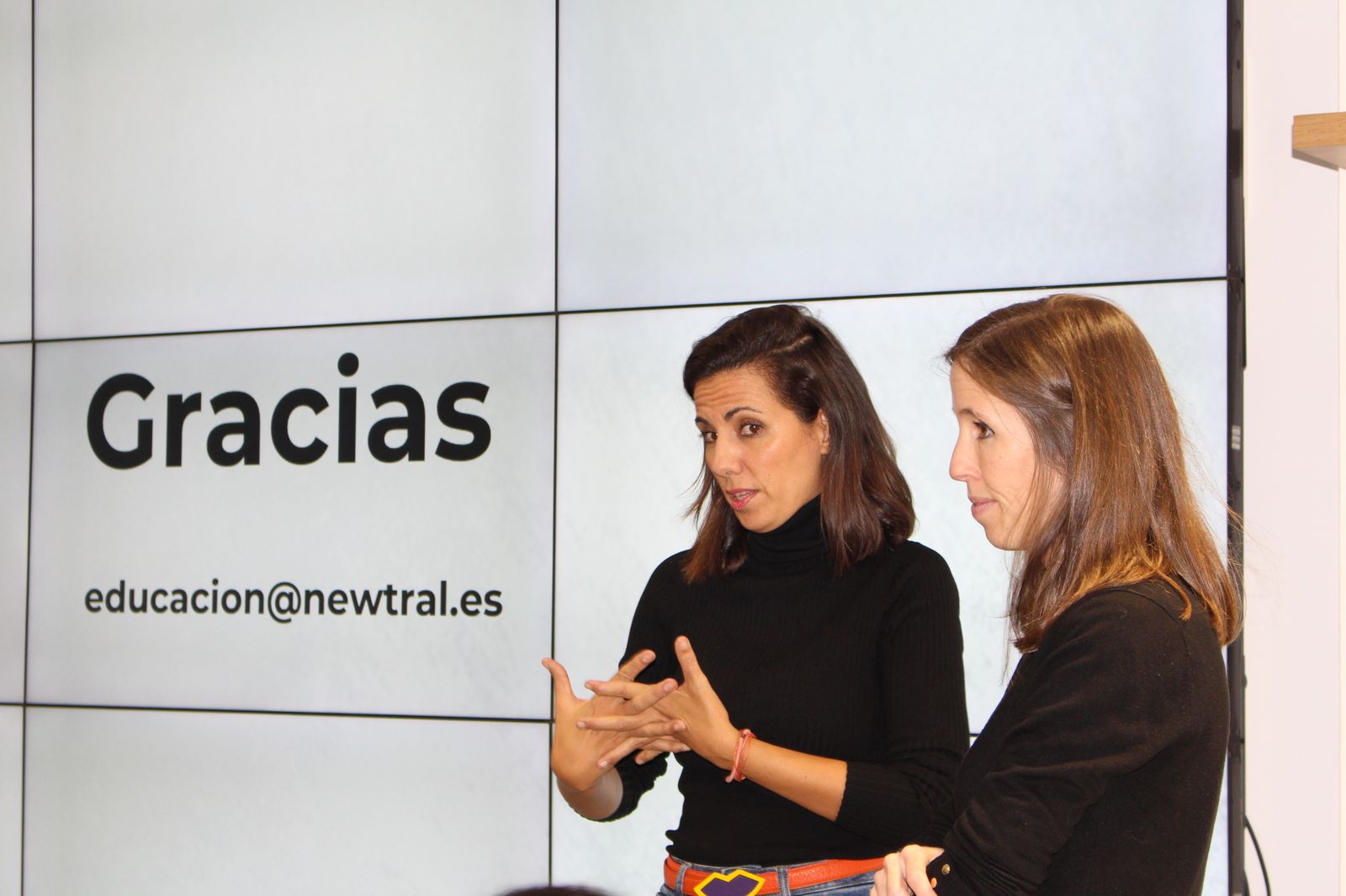 Ana Pastor e Irene Larratz