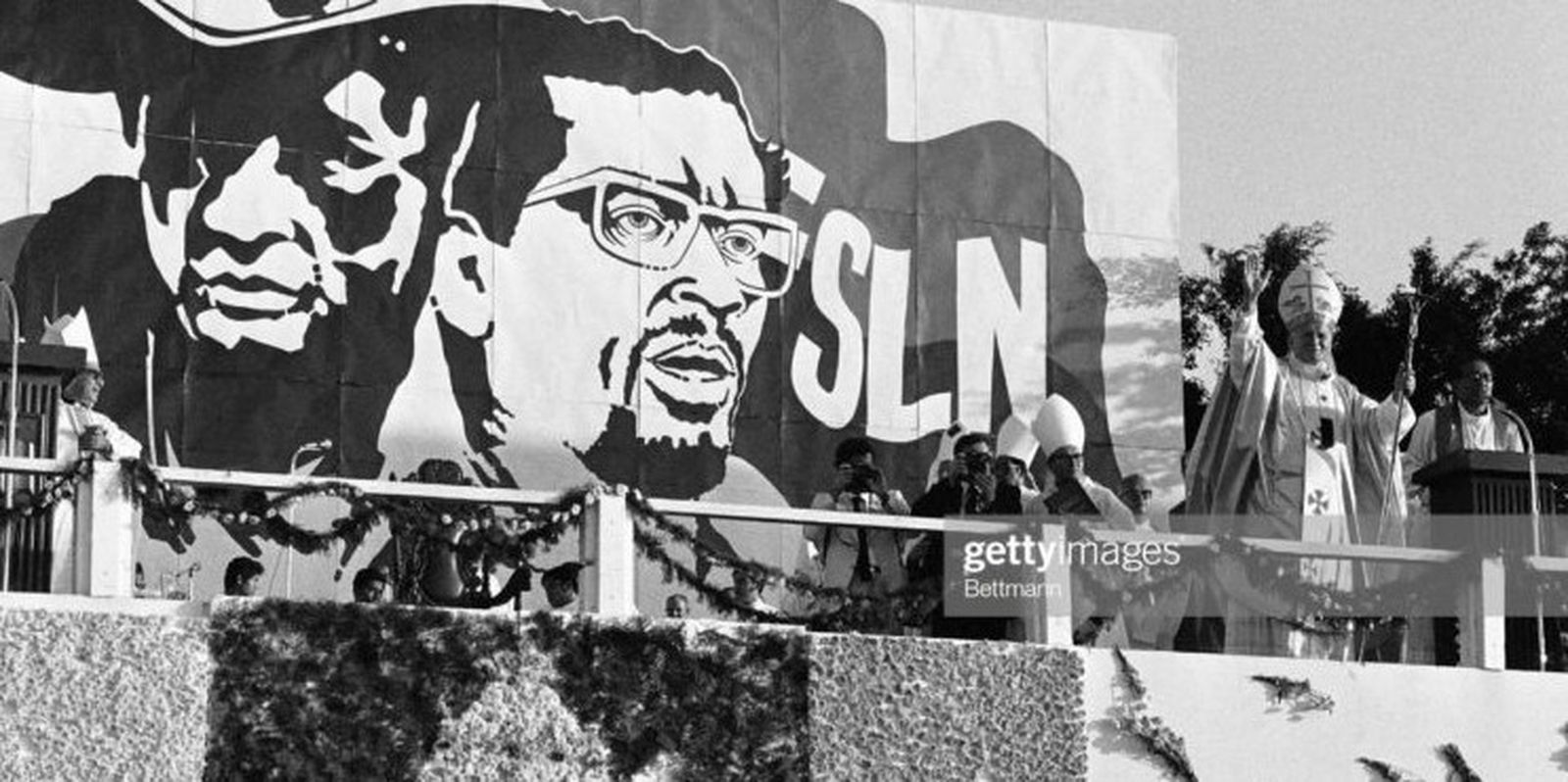 La misa del papa boicoteada en Managua en 1983