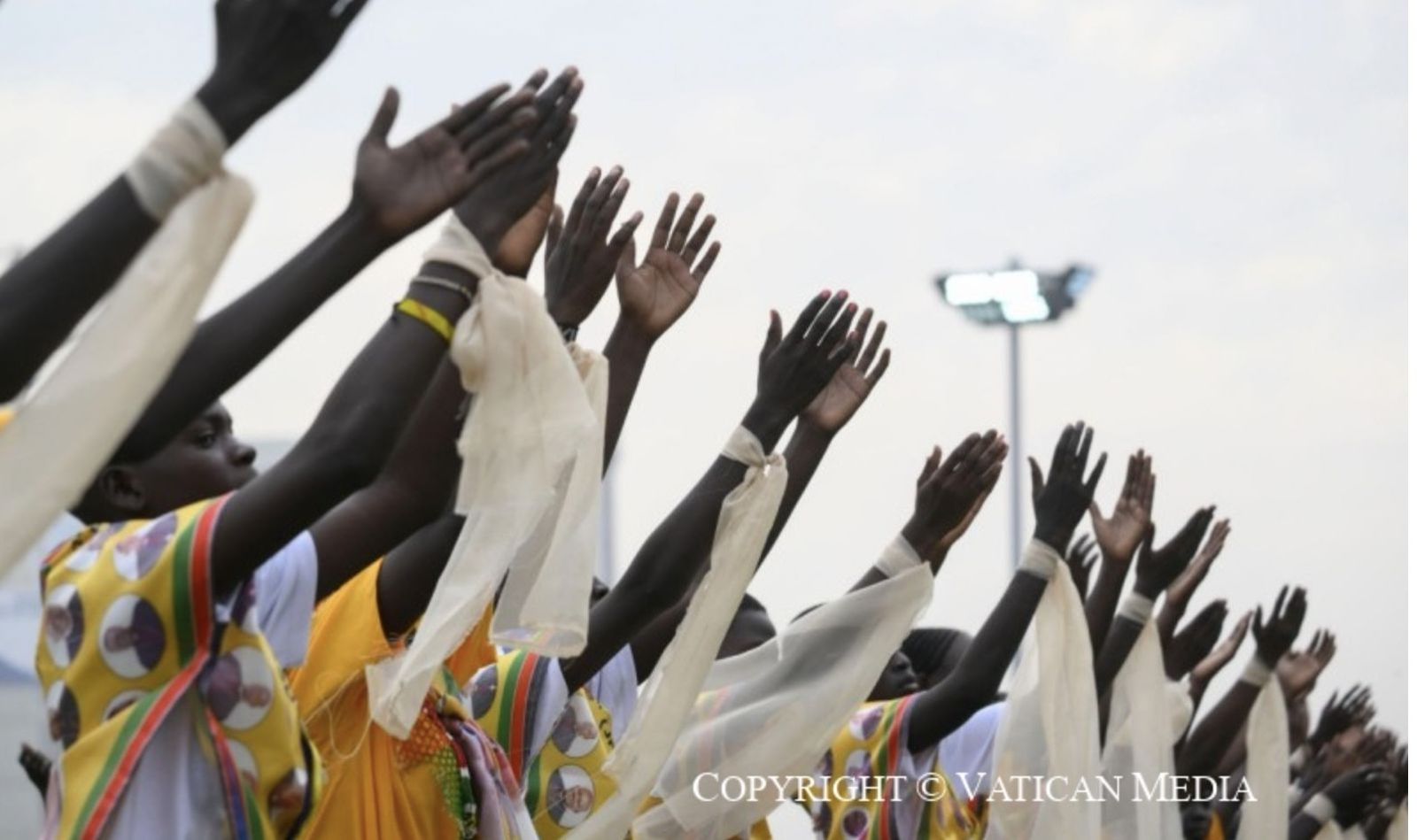 Sudán del Sur dice adiós al Papa