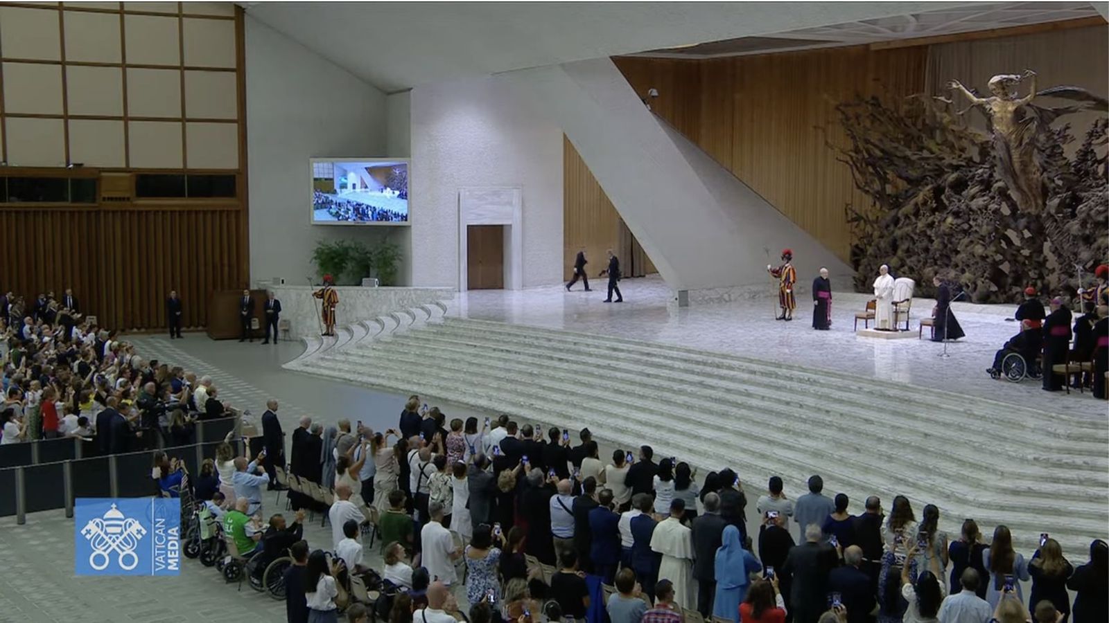 León XIV preside la audiencia general