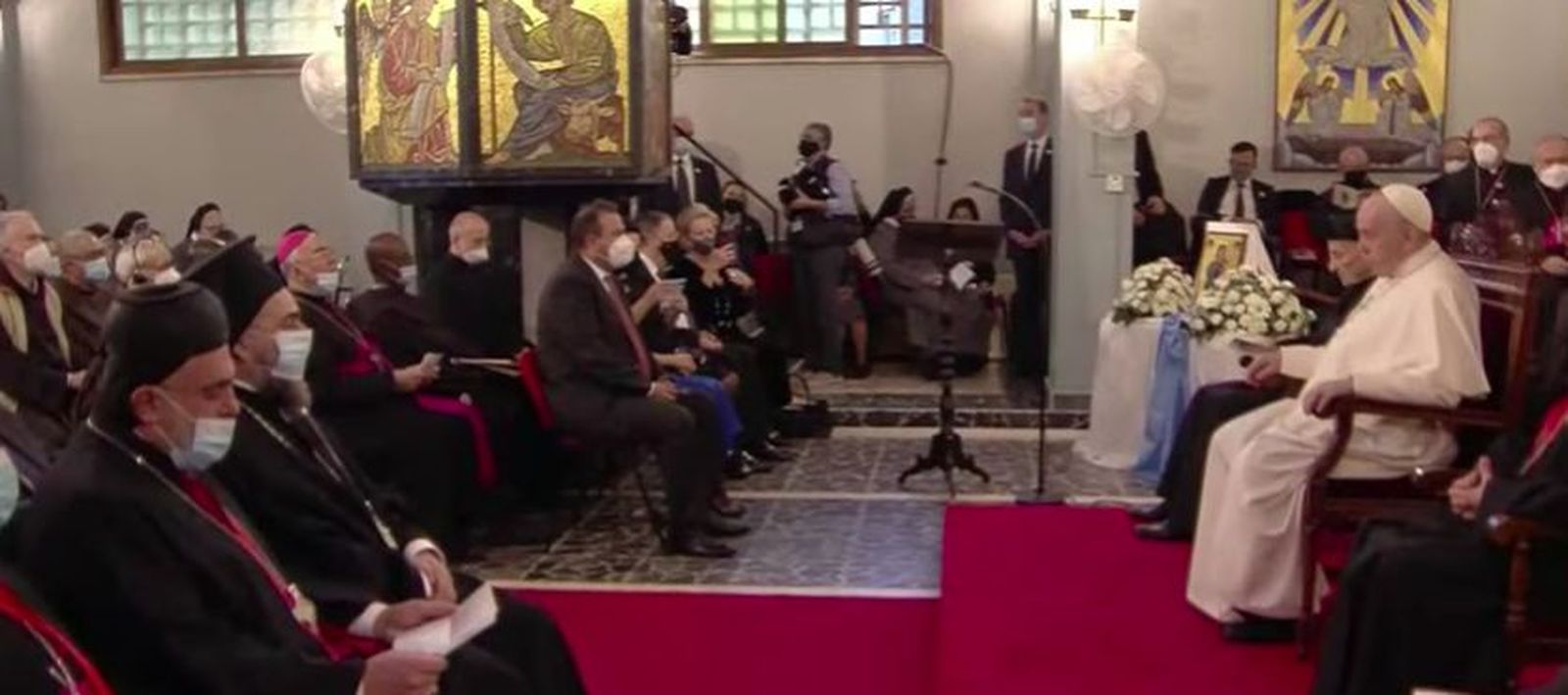 Encuentro con los religiosos chipriotas