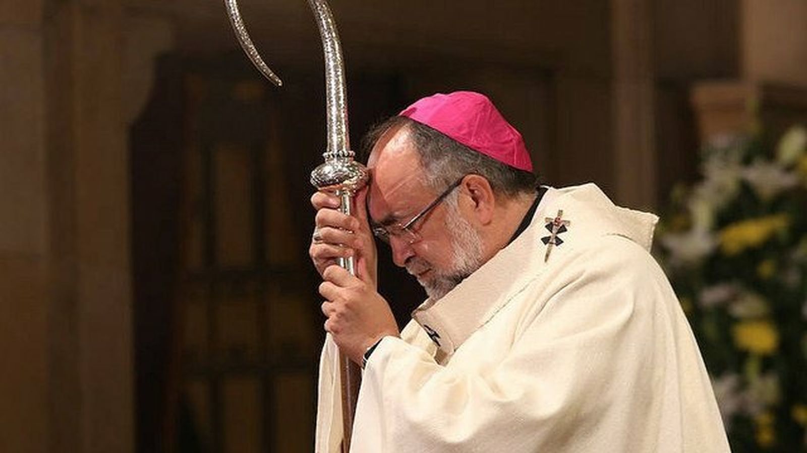 El arzobispo de Oviedo, Jesús Sanz