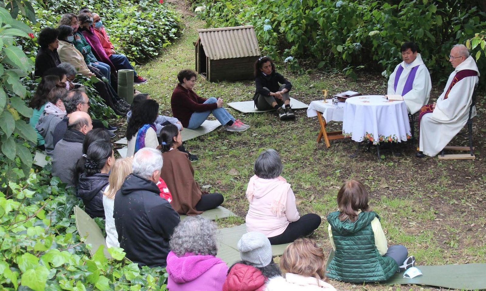 Padre Jorje Julio y Padre Víctor