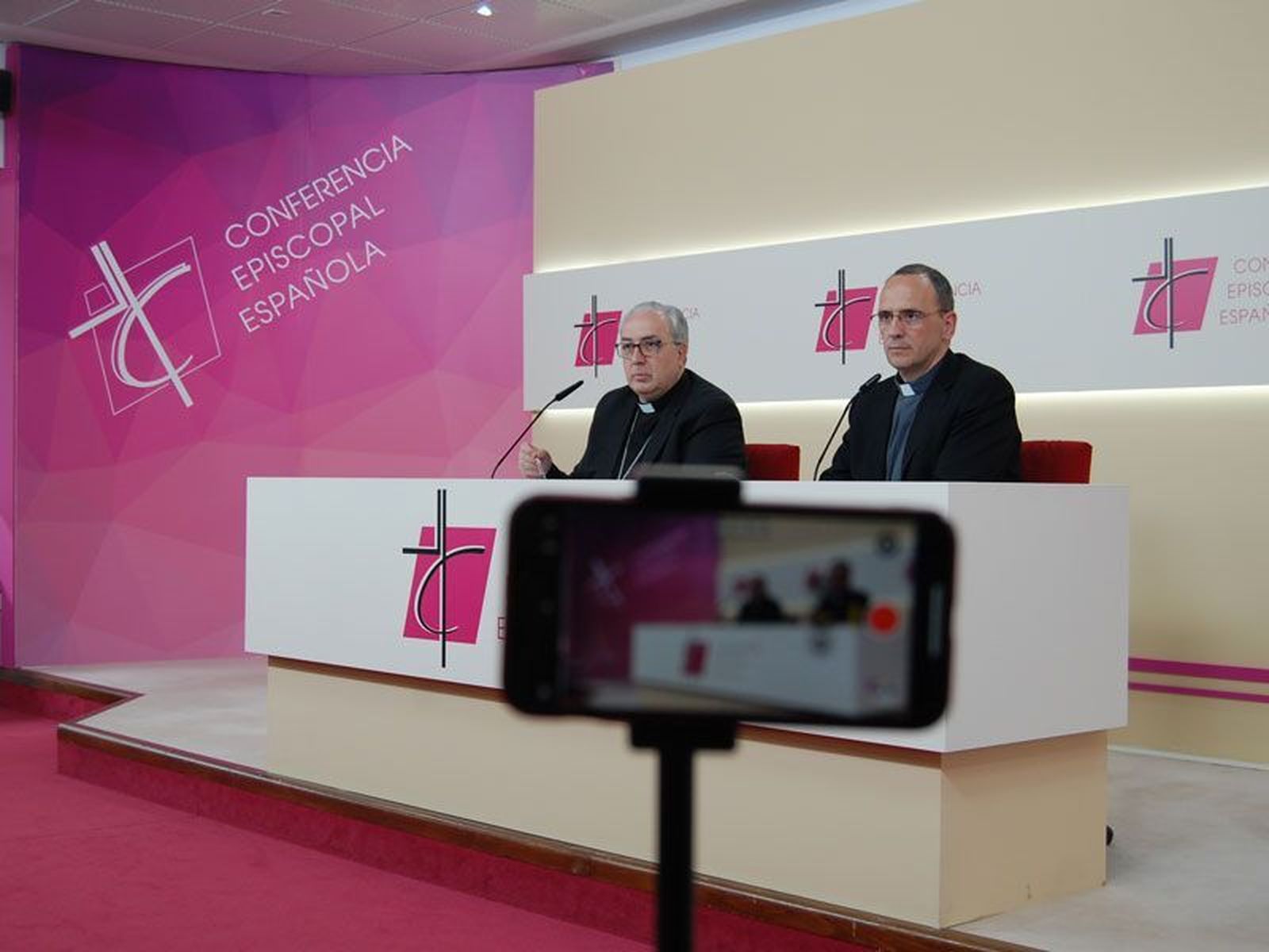 César García Magán, ayer en la sede de la CEE