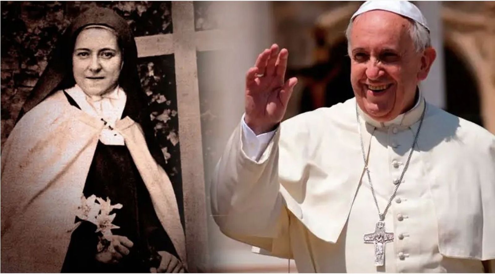 Santa Teresita y el Papa FRancisco