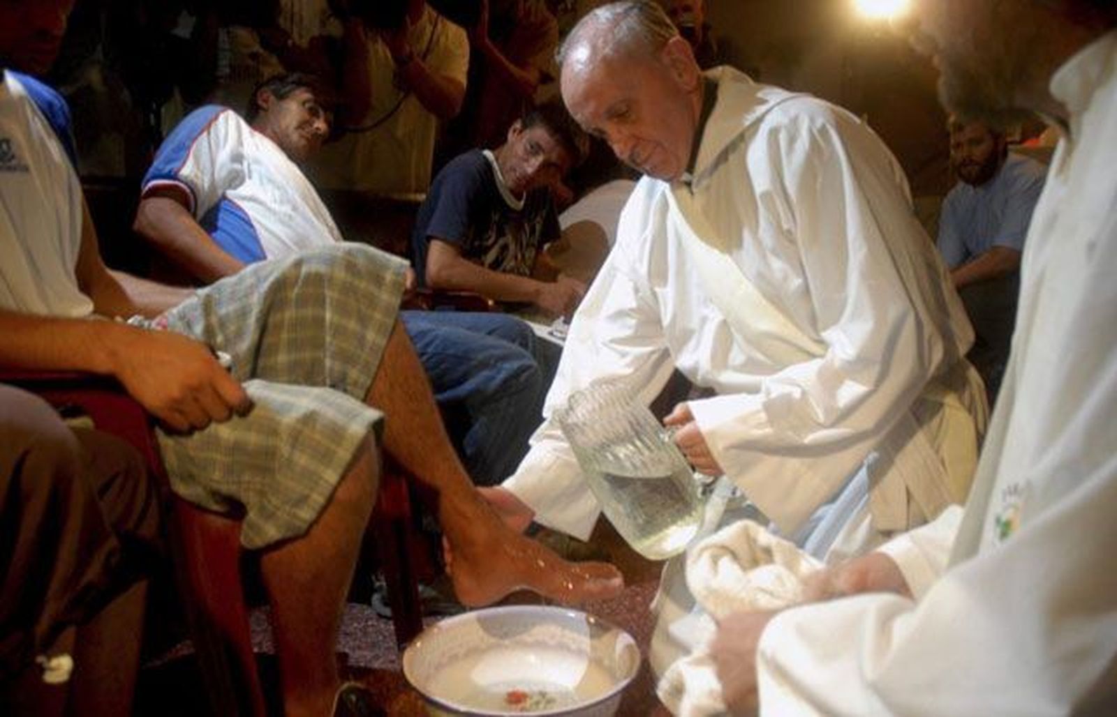 Jorge Bergoglio. Jueves Santo. Marzo 2008