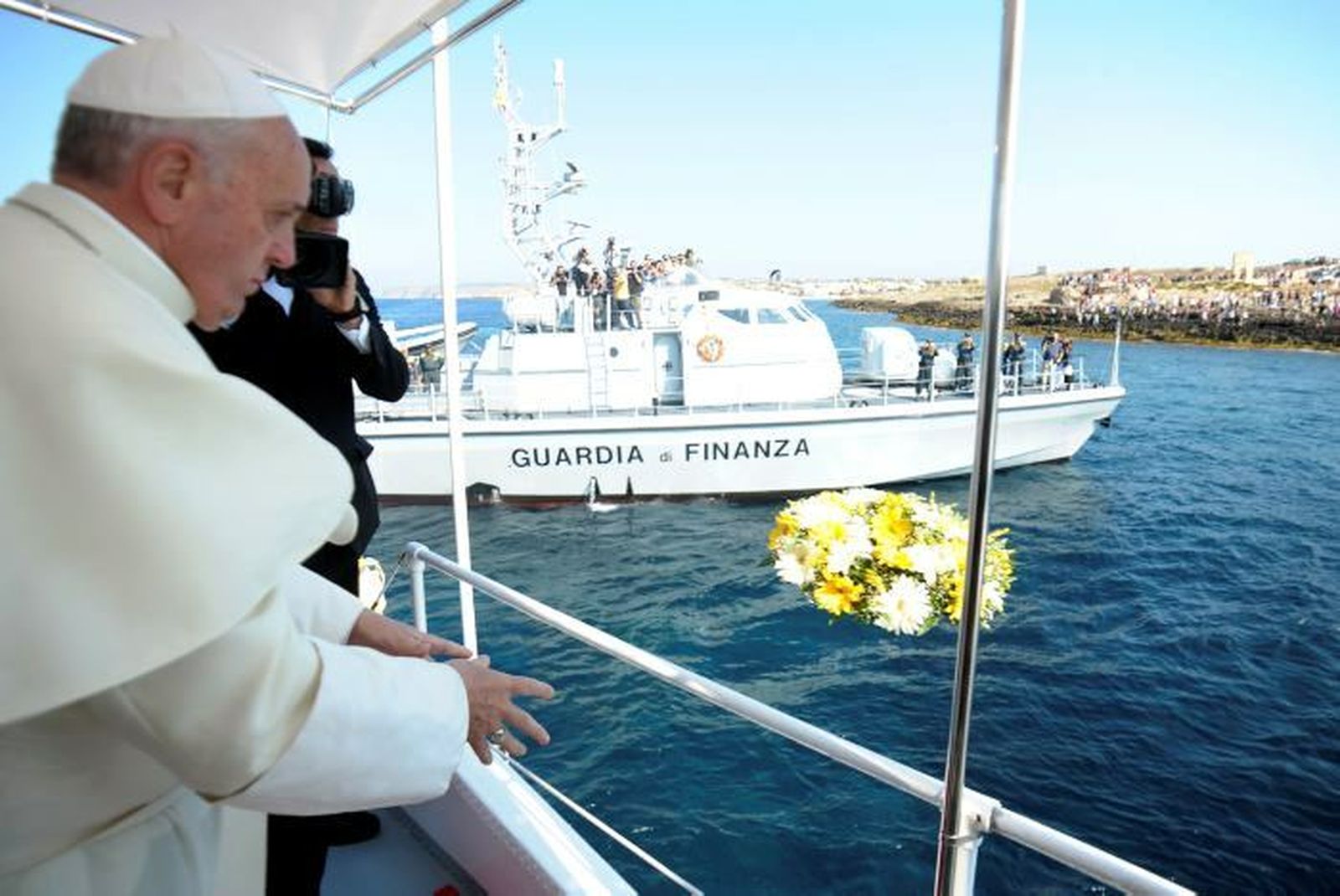 Francisco, en Lampedusa