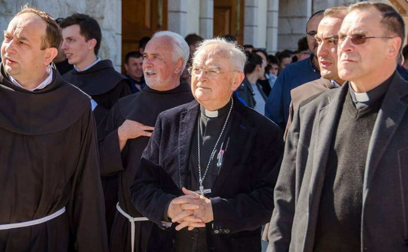 Monseñor Hoser en Medjugorje