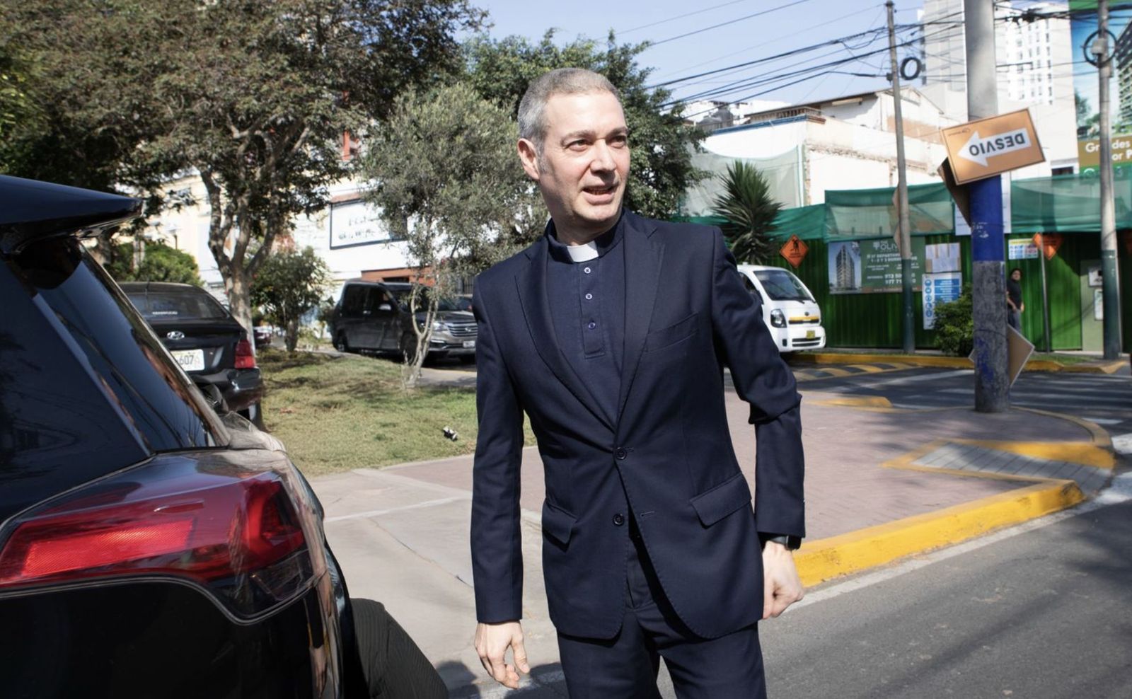 Jordi Bertomeu, a la entrada de la CEP