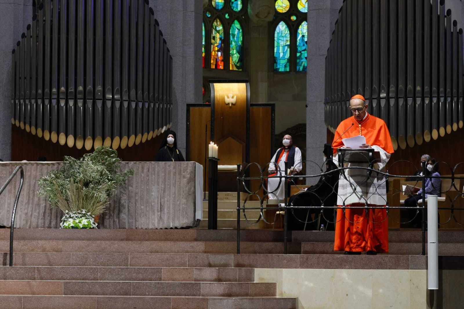 Celebración ecuménica en la Sagrada Familia