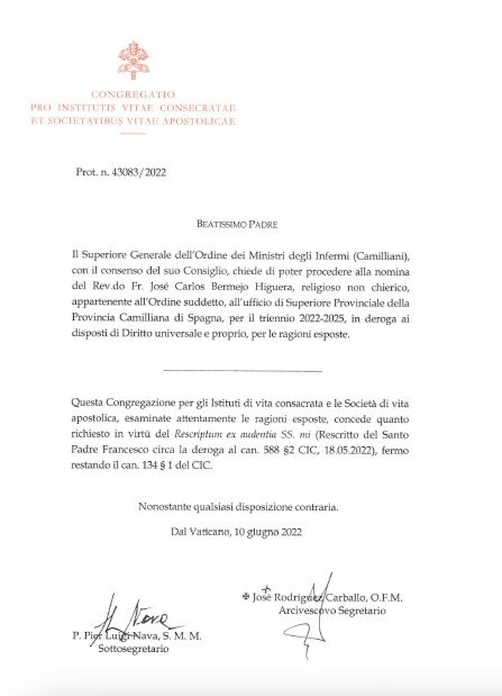 Permiso de la CIVCSVA