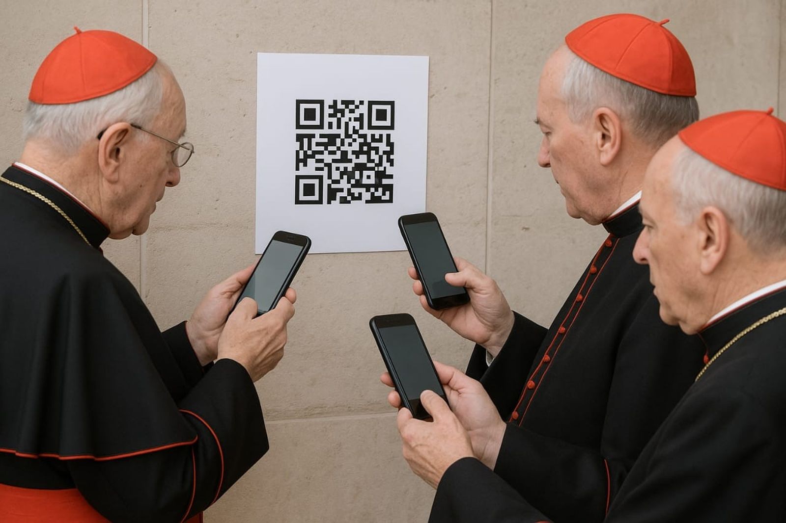 codigos QR en el preconclave