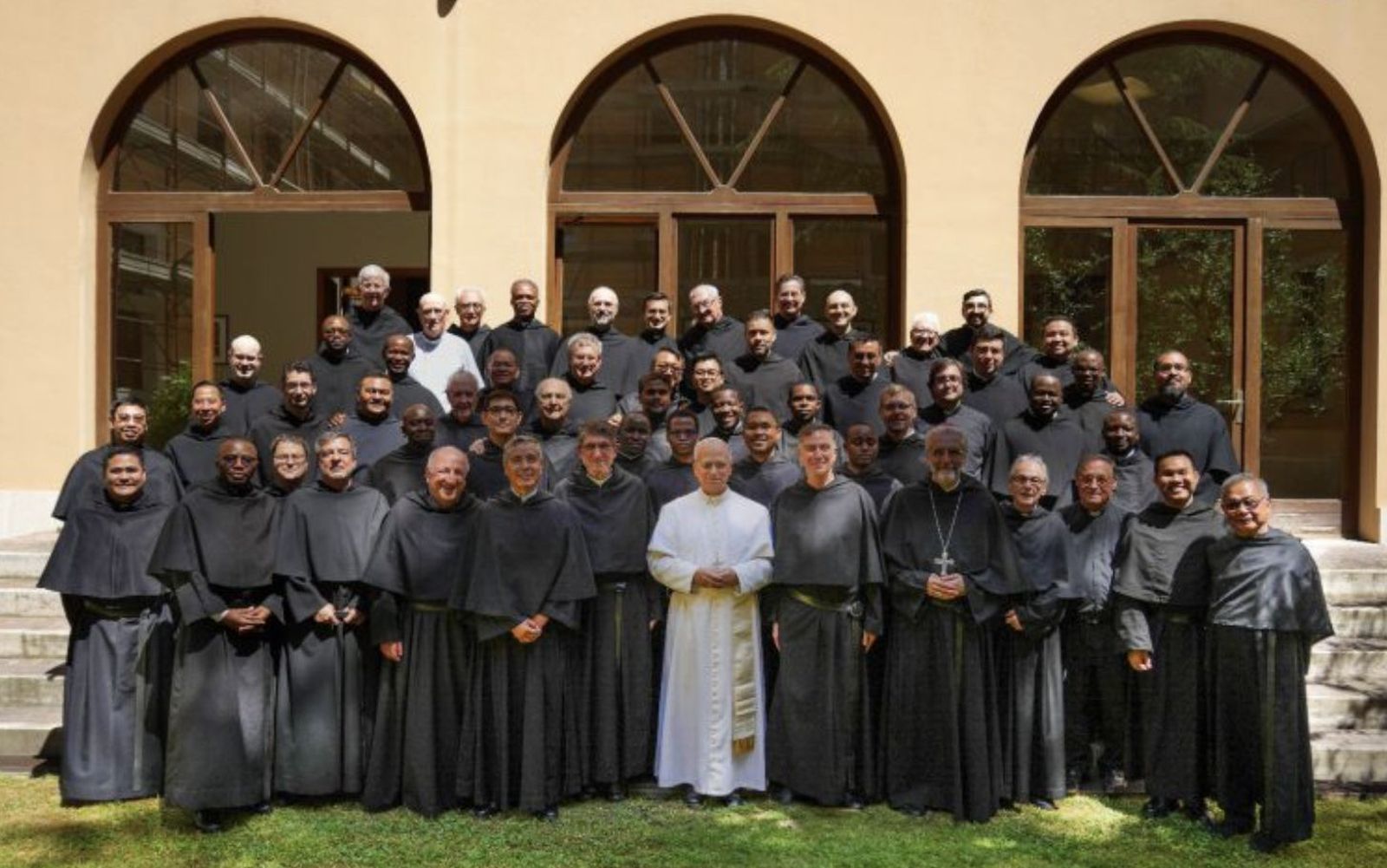 León XIV, con los agustinos de Roma