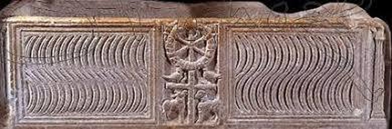 Sarcófago de san Vicente mártir, en Valencia.