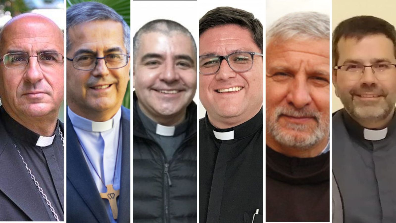 De iz a der: F. Chomalí, S. Pérez de Arce, R. Morales, C. Castro, I. Covili, y A. Chordi.