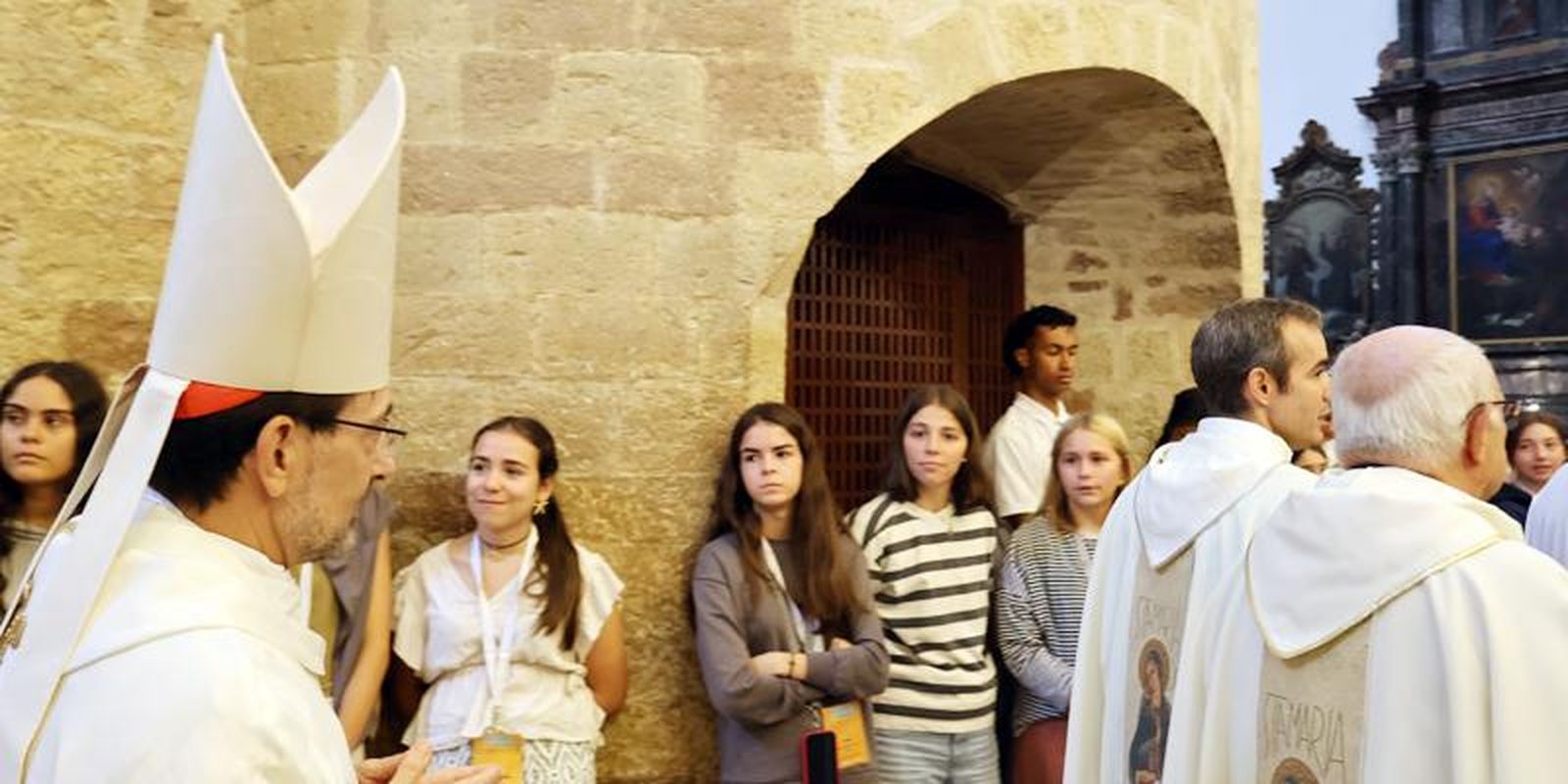 El cardenal Cobo en la jornada de Asís