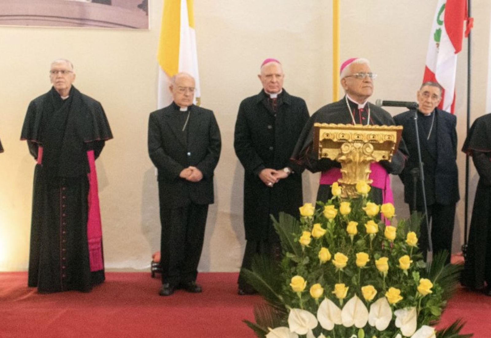 Miembros de la Conferencia Episcopal peruana