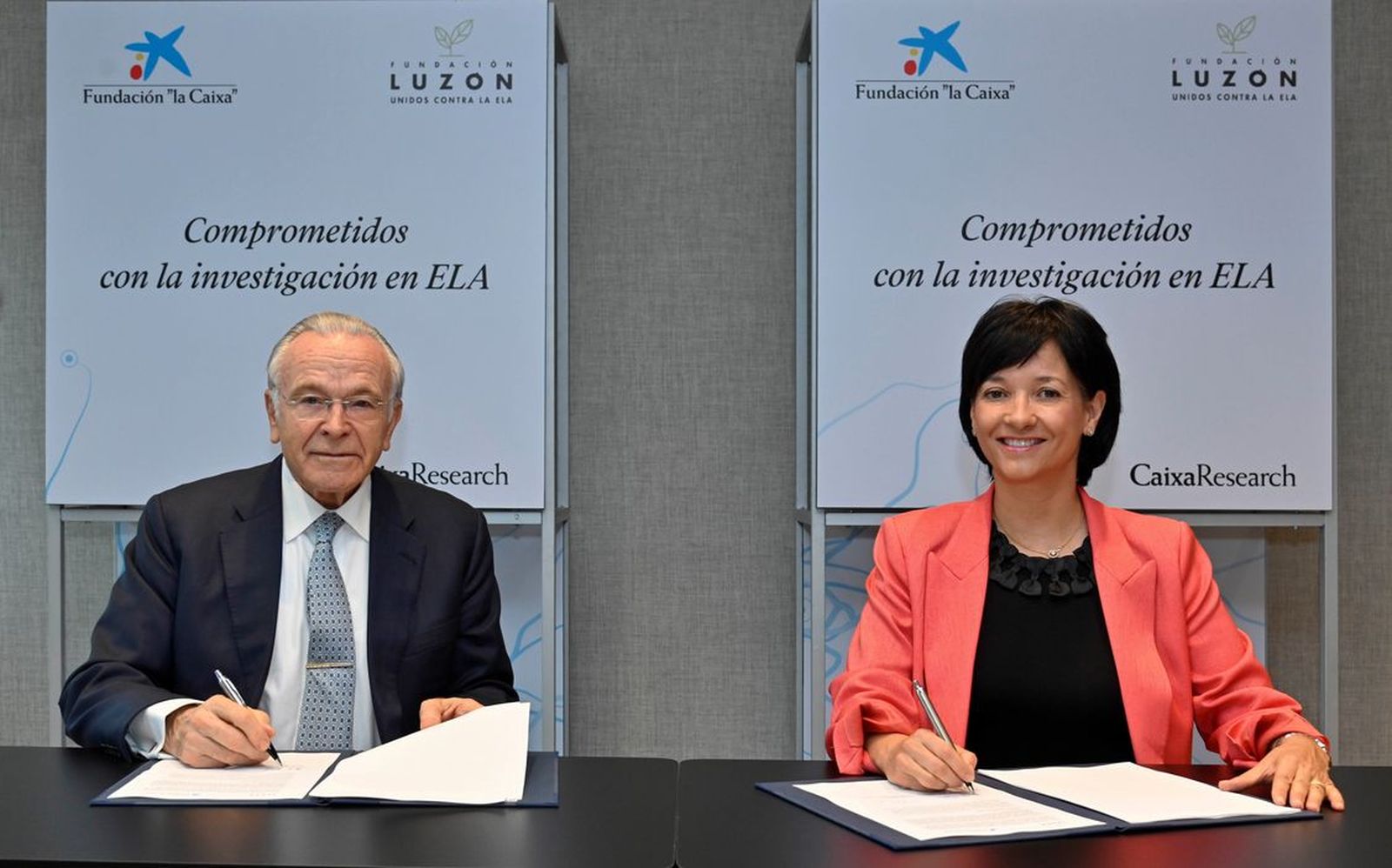 Isidro Fainé y María José Arregui