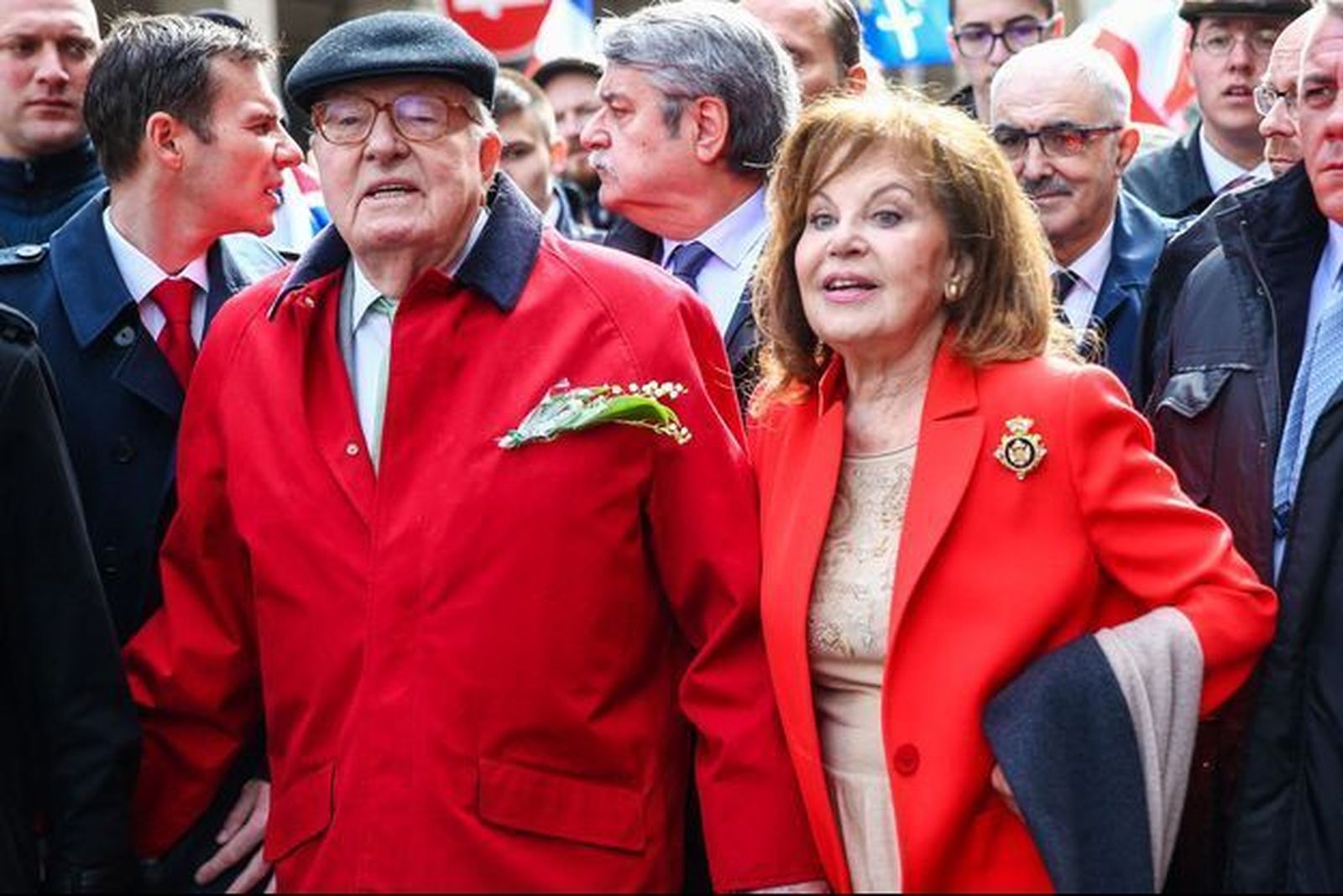 Jean-Marie Le Pen se casa por la iglesia a los 92 años