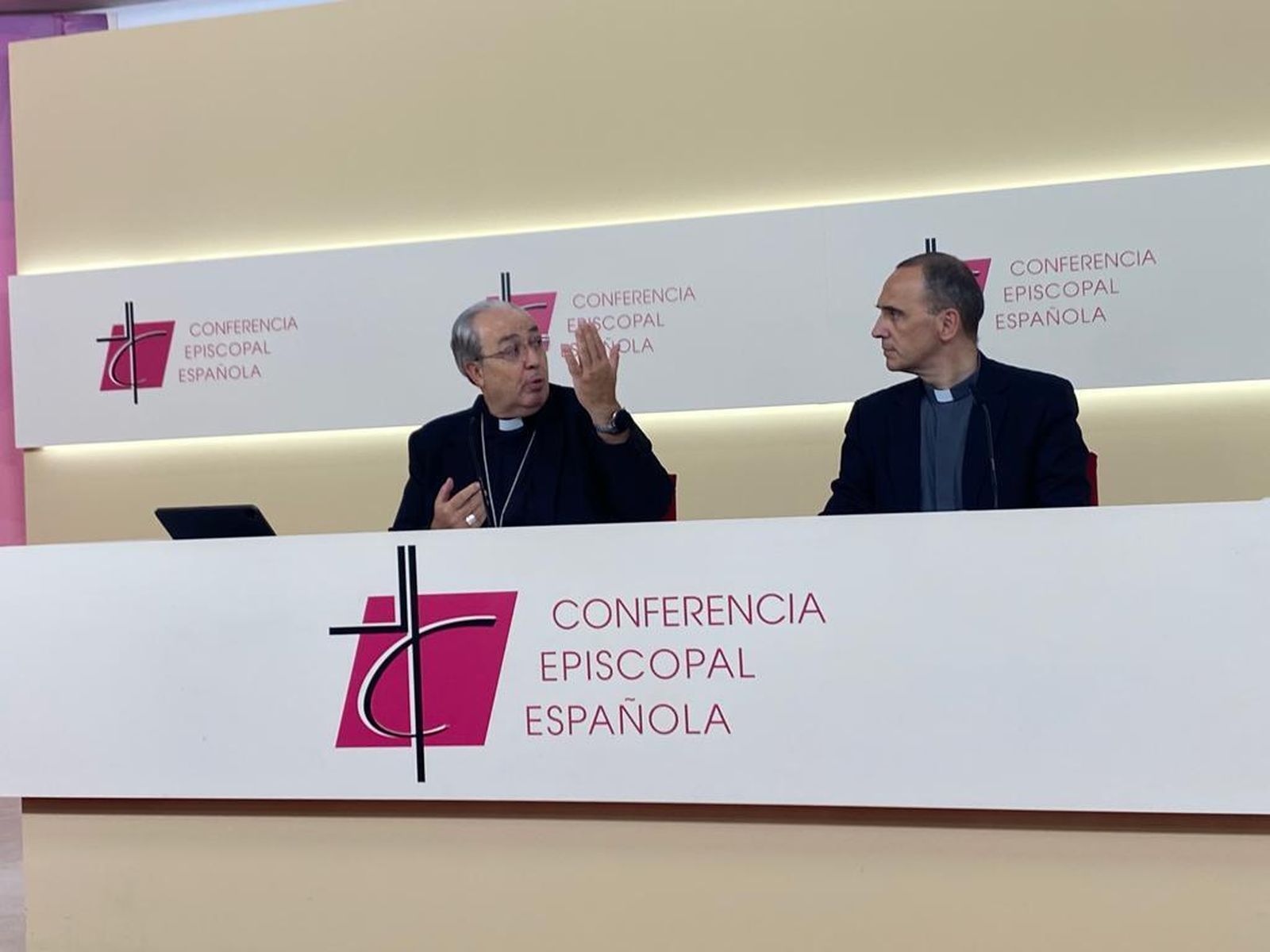 García Magán, con Josetxo Vera, hoy