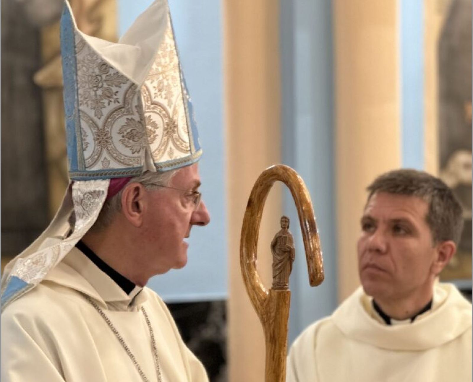 Serrano con Vives en el santuario de Núria