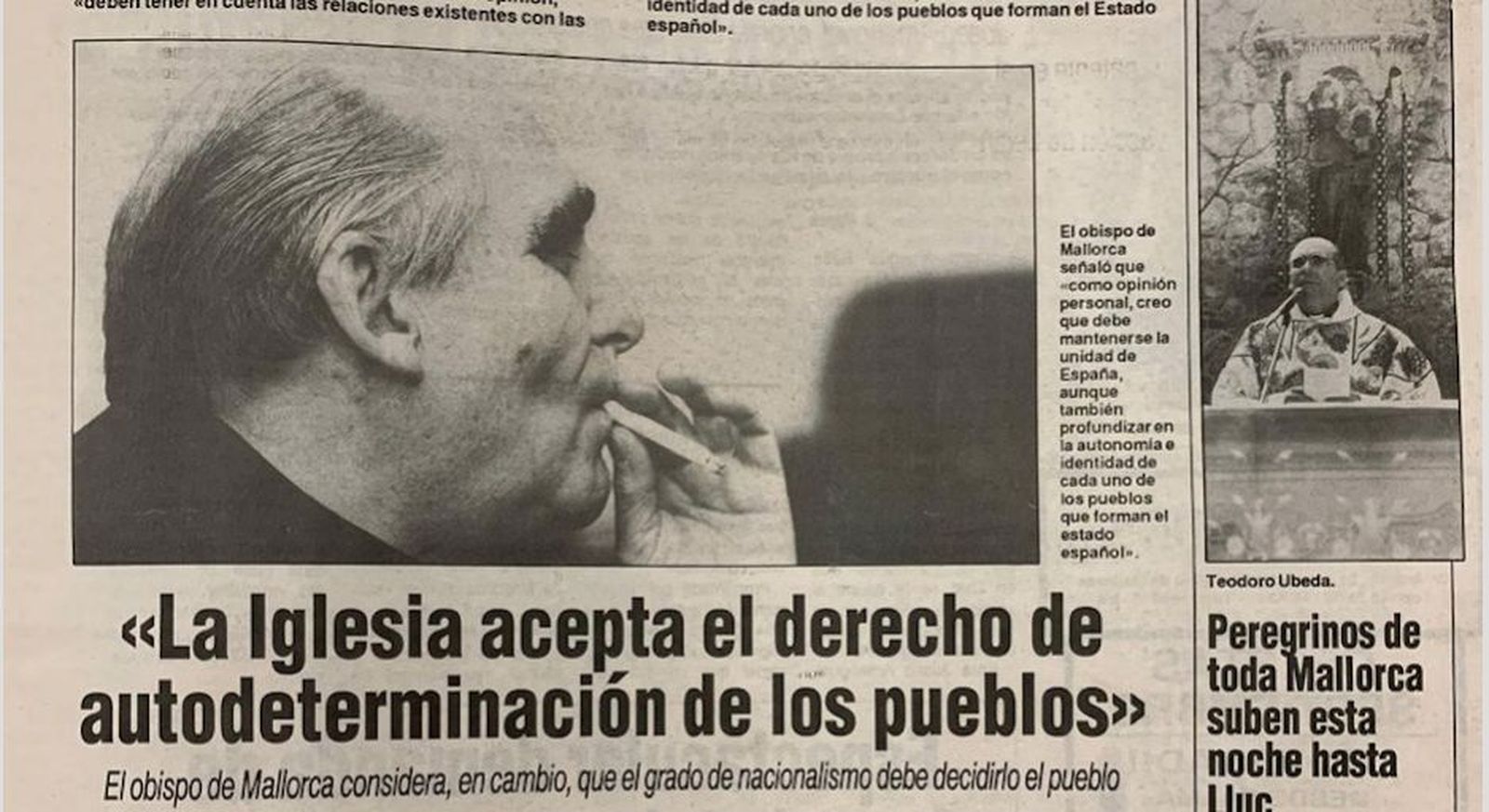 Declaraciones del obispo Úbeda