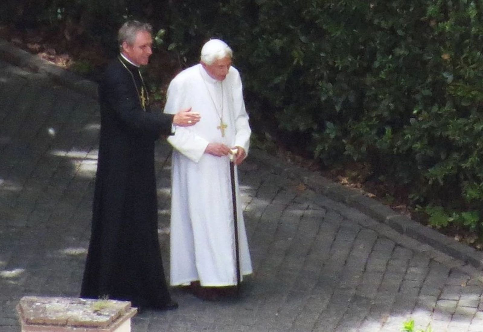 Gänswein y Benedicto XVI