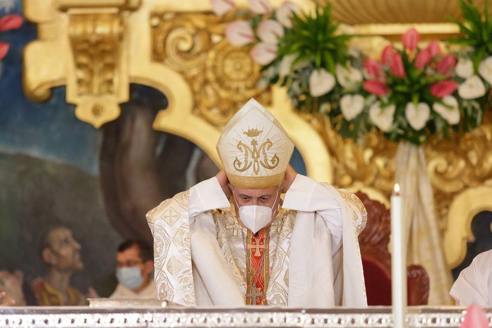 El obispo de Tenerife, Bernardo Álvarez