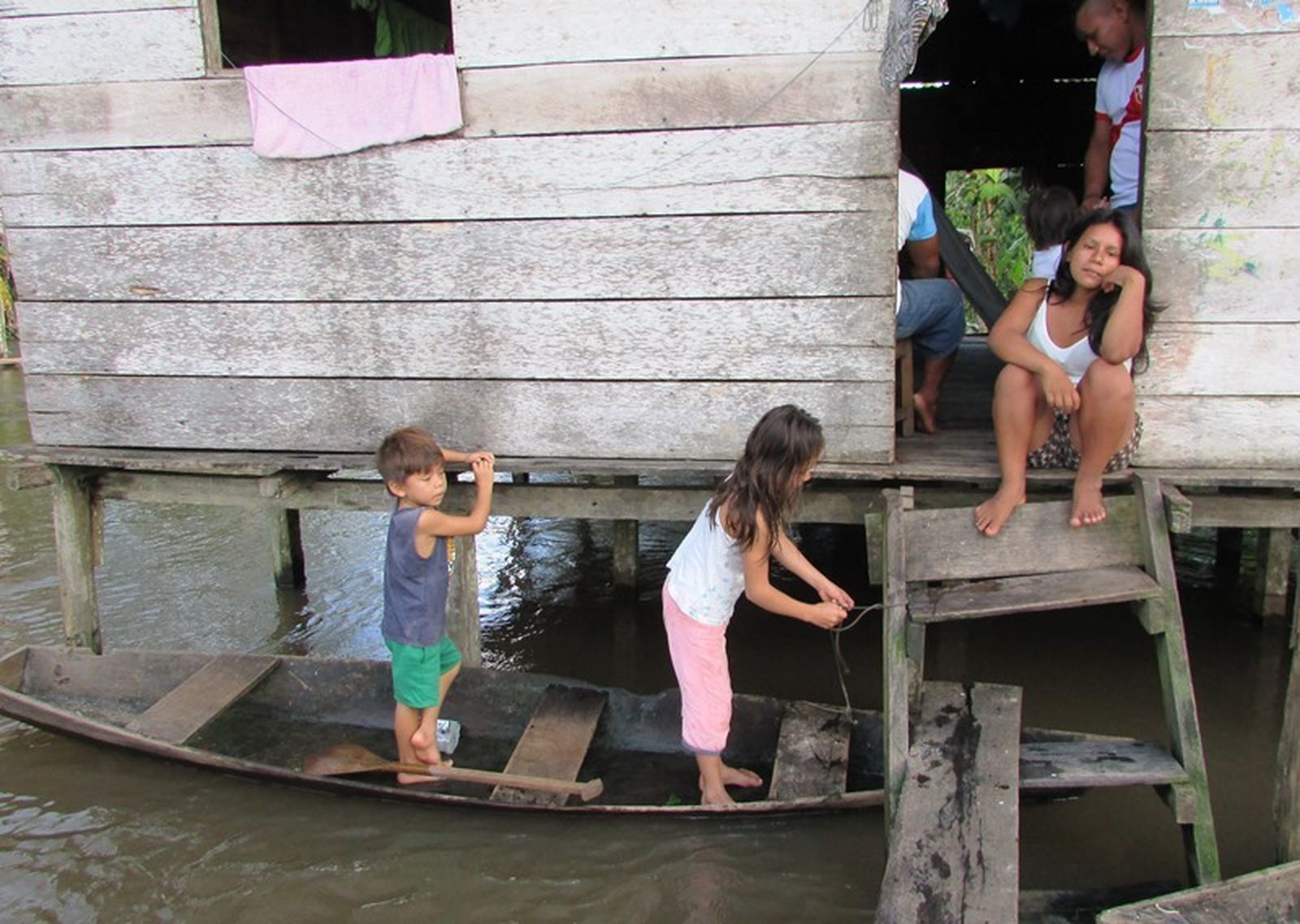 Niños trabajando