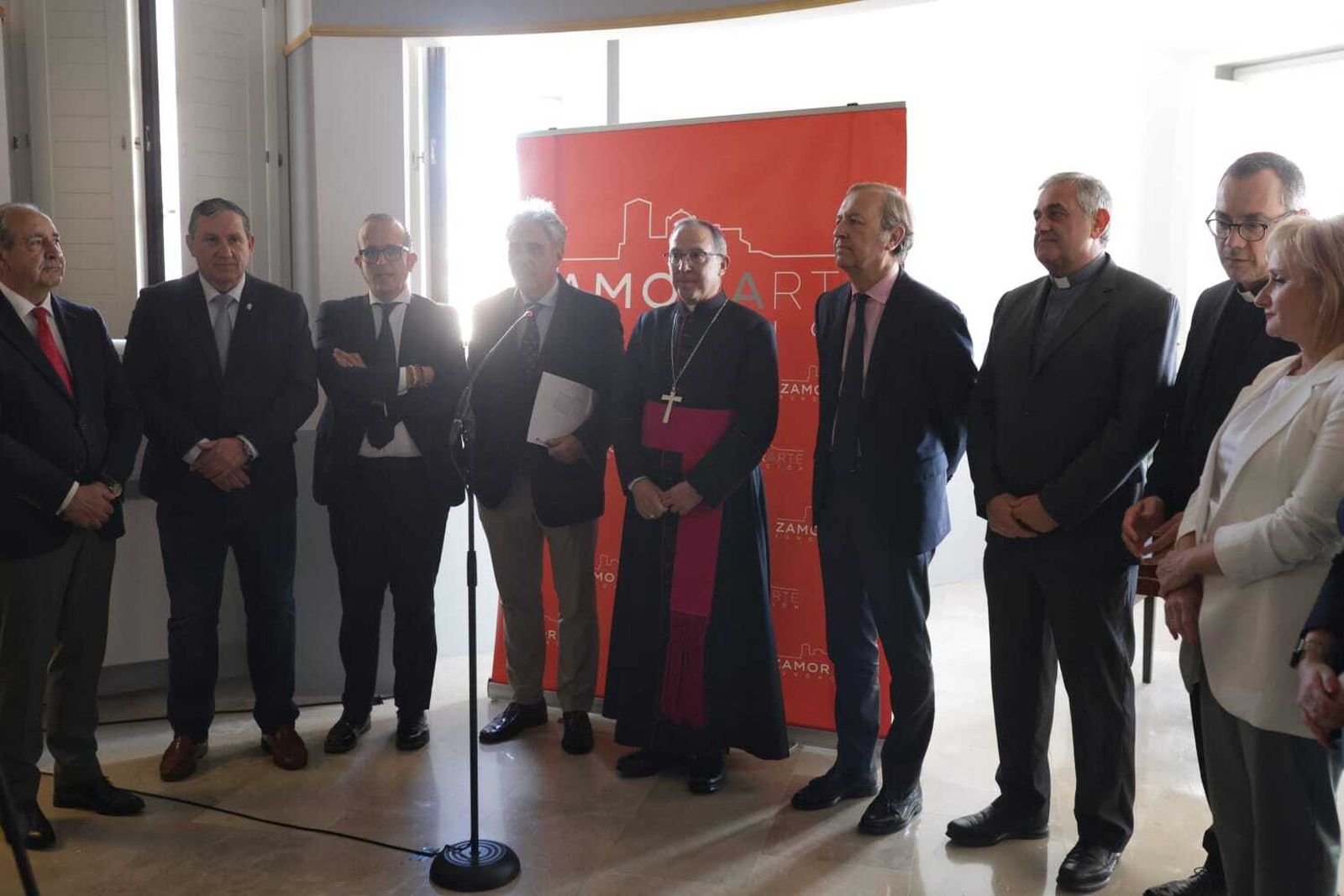 Foto de familia de la Fundación ZamorArte