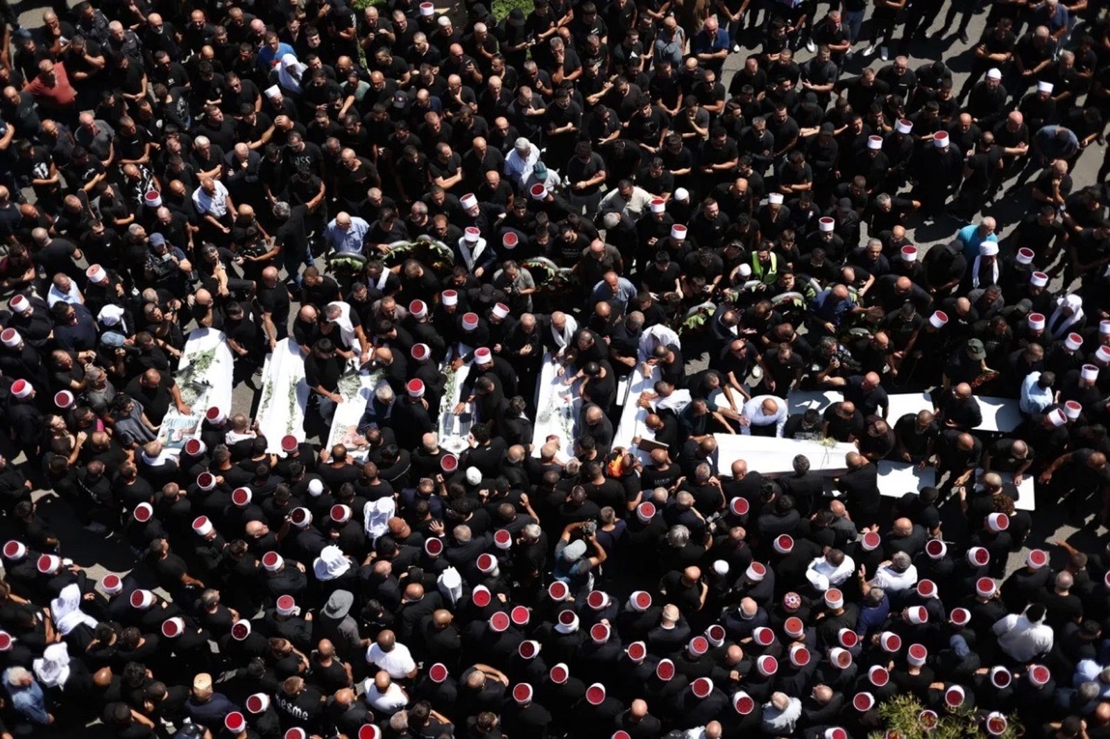 Funeral víctimas del ataque en Majdal Shams