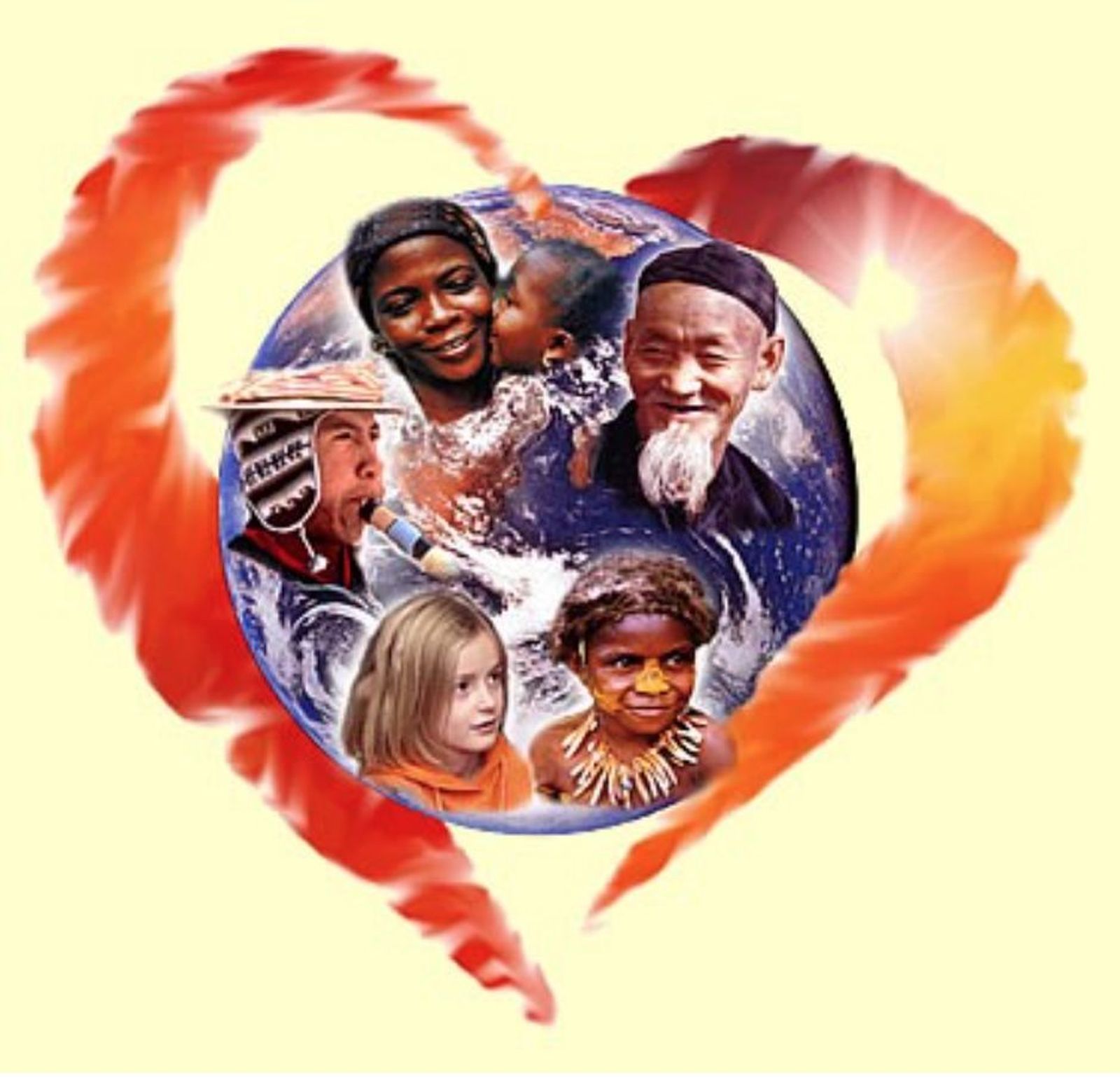 Cartel diseñado por el Hermano Roland Scheid svd, en Steyl, Holanda, para la cononización en Roma, 3 de octubre 2003, del P. Arnoldo Janssen, fundador, y del P. José Freinademetz, primer misionero svd en China