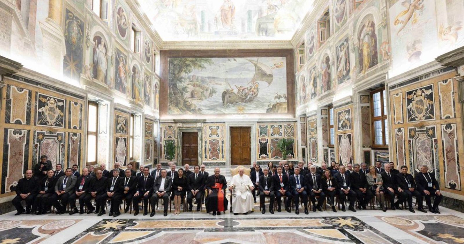 El Papa, con los rectores de la ODUCAL