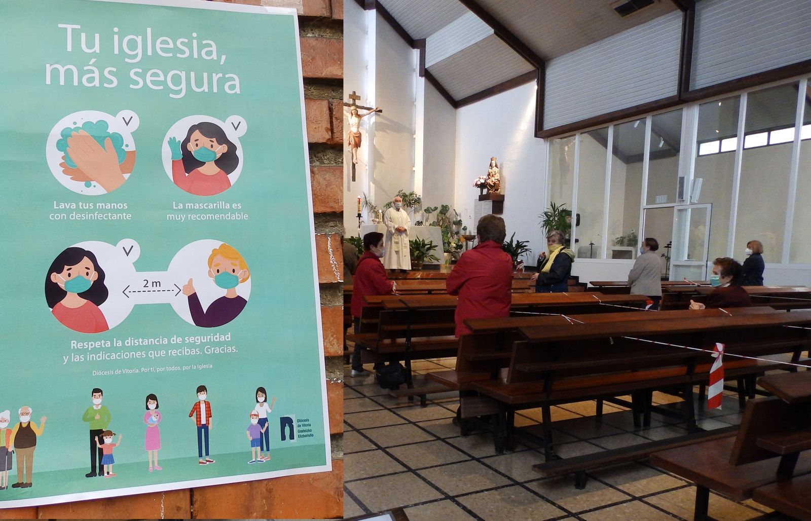 La vuelta a misa pone sobre la mesa los criterios pastorales y la libertad religiosa
